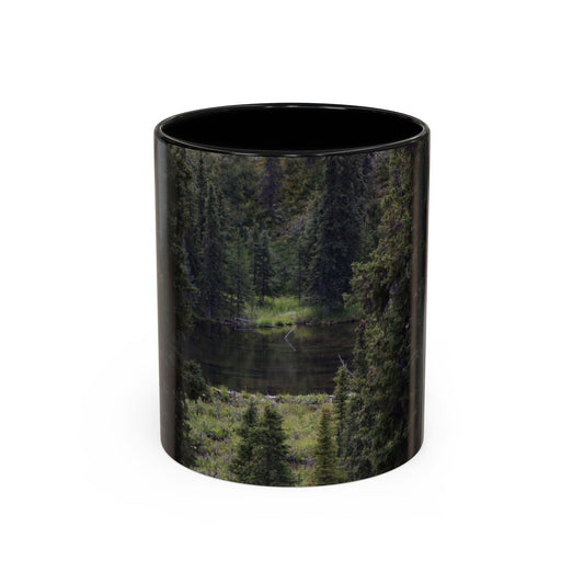 Forest River Accent Coffee Mug — Nature Landscape Ceramic Coffee Cup (11/15 oz)