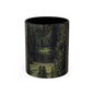 Forest River Accent Coffee Mug — Nature Landscape Ceramic Coffee Cup (11/15 oz)