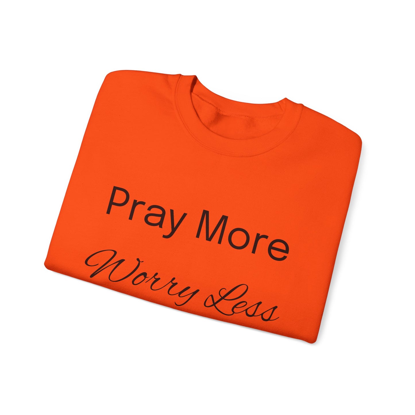 Pray More Light Colors Unisex Heavy Blend™ Crewneck Sweatshirt
