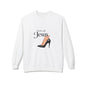 Walk with Jesus high heel graphic Sweatshirt | Christian faith design
