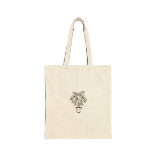Fine Line Herbarium Plant Tote | Moody Botanical Art