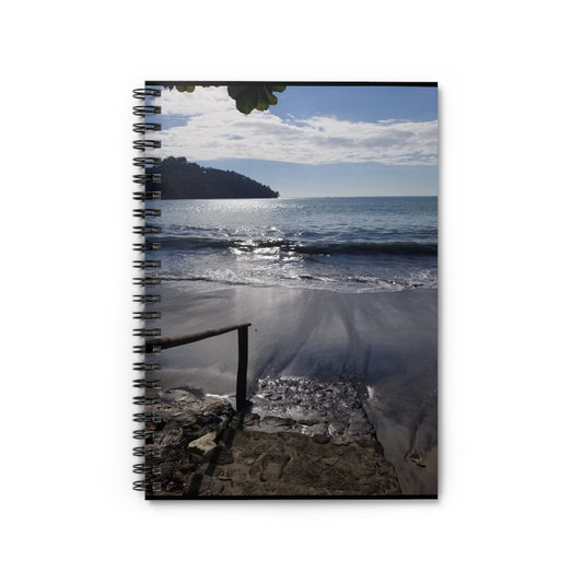 Beach Scene Spiral Notebook