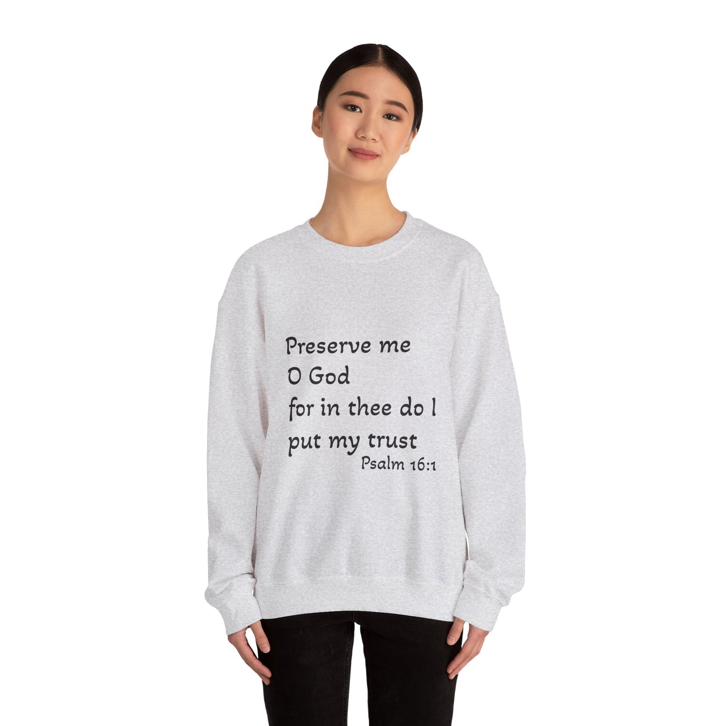 Trust in God Light Colors Unisex Heavy Blend™ Crewneck Sweatshirt