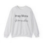 Pray More Light Colors Unisex Heavy Blend™ Crewneck Sweatshirt