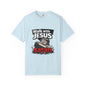 Walk with Jesus sneaker graphic T-shirt | Christian faith tee