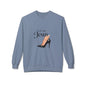 Walk with Jesus high heel graphic Sweatshirt | Christian faith design