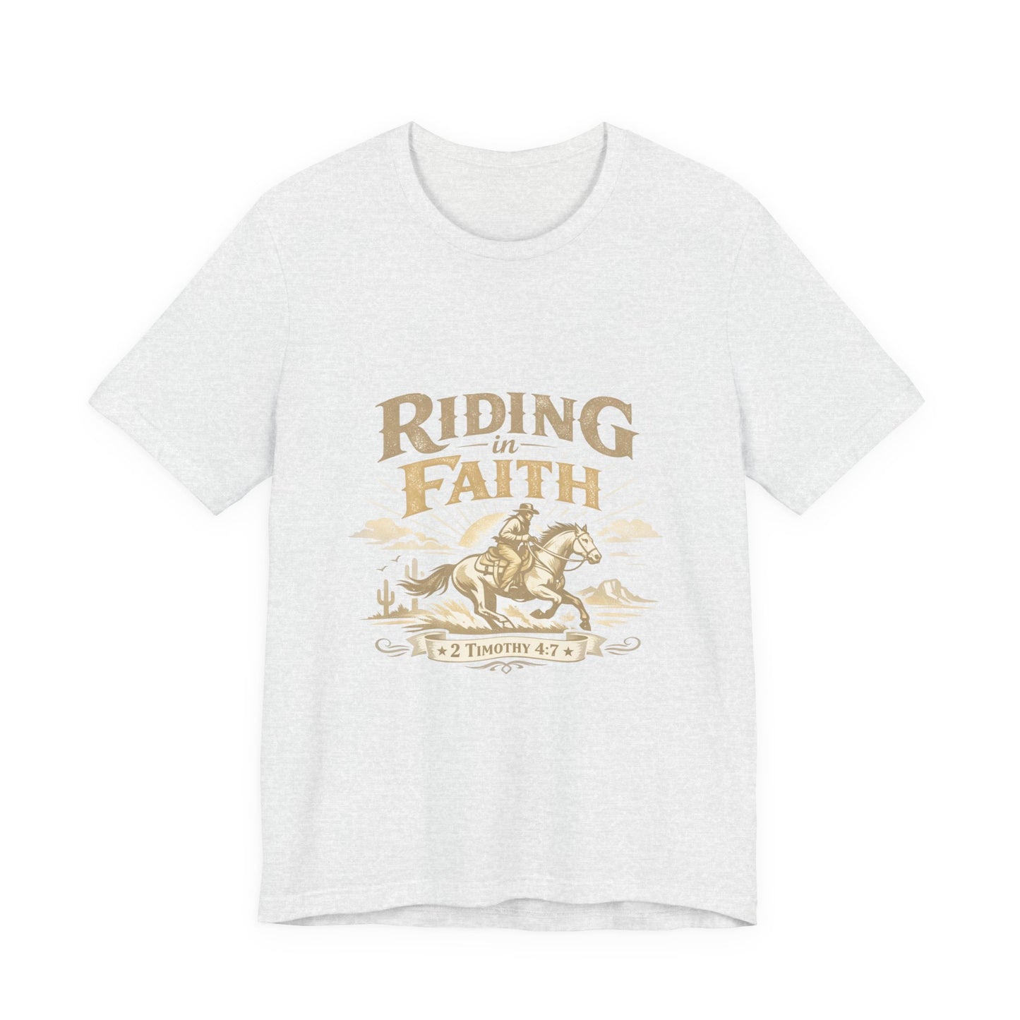 We walk by faith not by sight -  T-Shirt