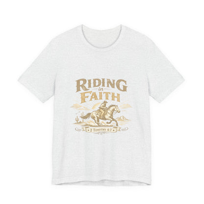 We walk by faith not by sight -  T-Shirt