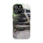 Forest Trail Tough Phone Case — Rugged Nature Phone Cover with Rock Steps Design