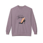 Walk with Jesus high heel graphic Sweatshirt | Christian faith design