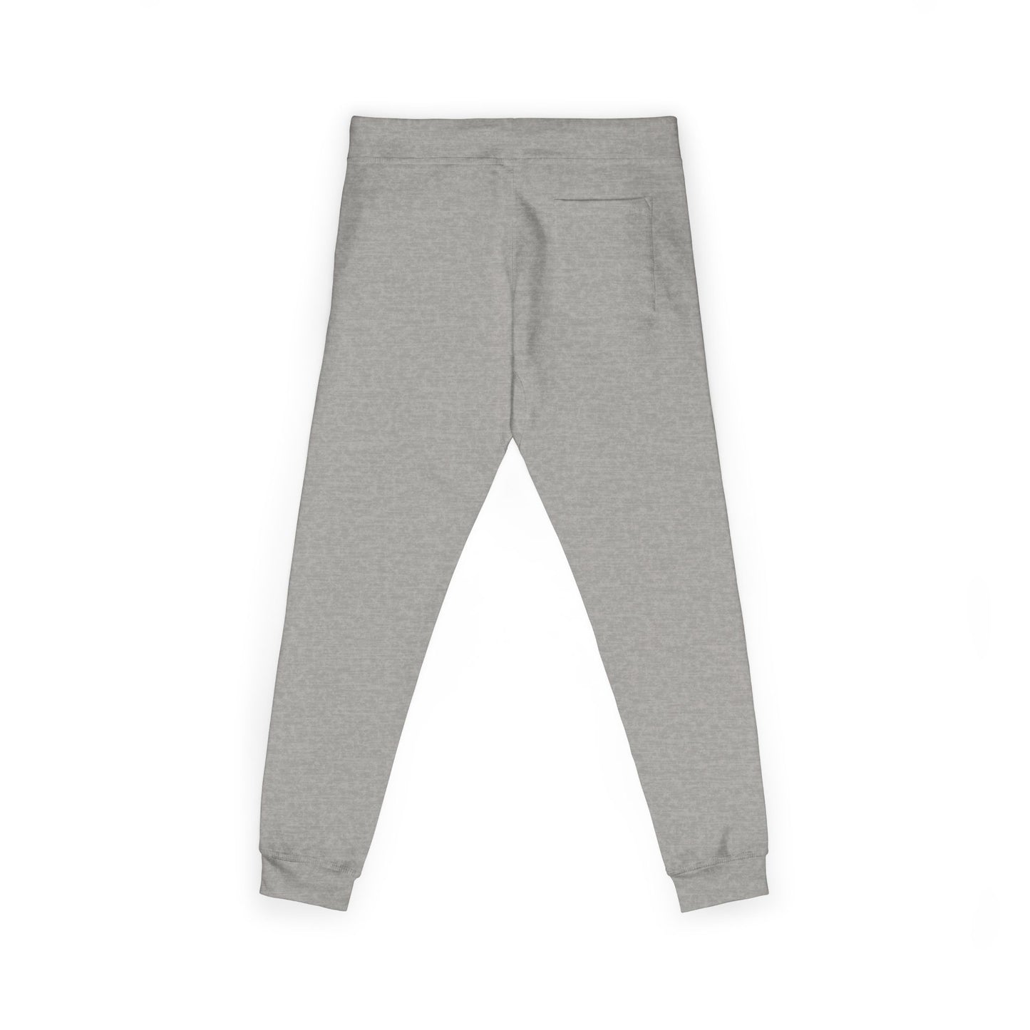 Embroidered Cozy Fleece Sweatpants — Minimal White Joggers
